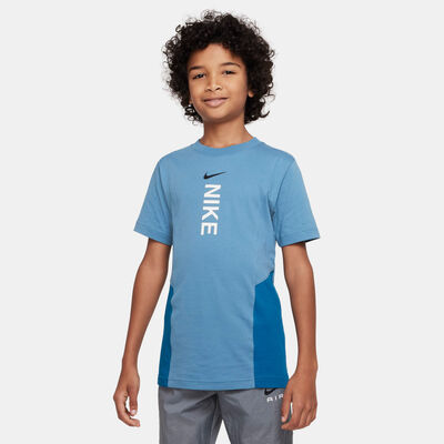Nike Kids' Sportswear Hybrid T-Shirt Blue