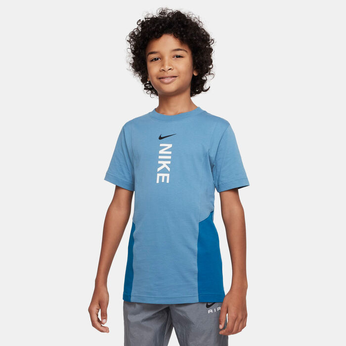 Nike Kids' Sportswear Hybrid T-Shirt Blue image number 0