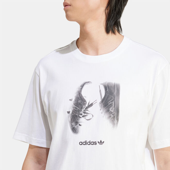 adidas Originals Men's Training Supply Street 5 T-Shirt White image number 3