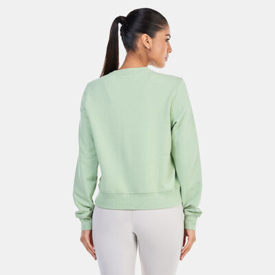 Nike Women's Dri-FIT One French Terry Sweatshirt Green