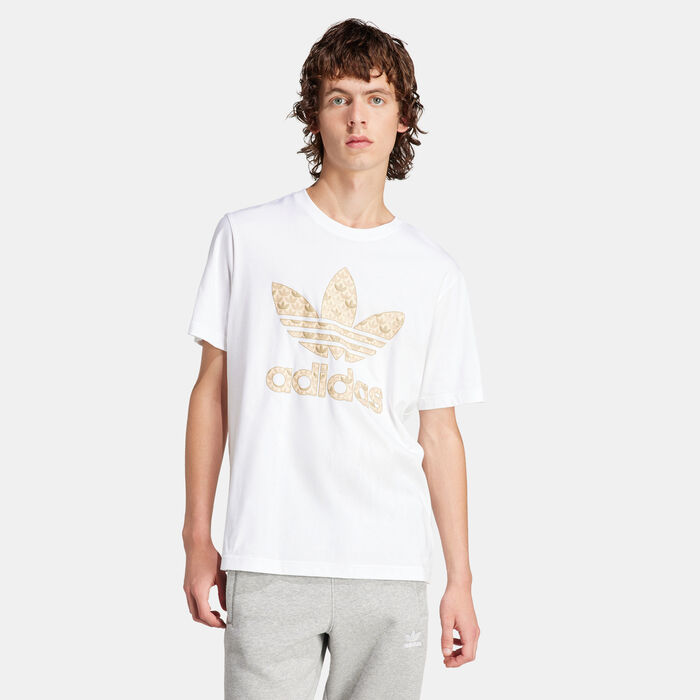 adidas Originals Men's Classic Monogram Graphic T-Shirt White adidas Originals Men's Classic Monogram Graphic T-Shirt White image number 0