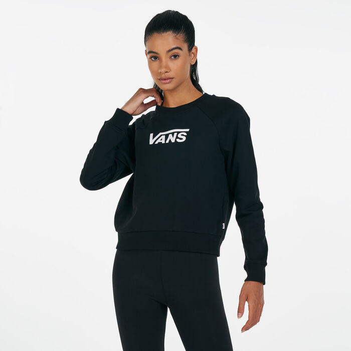 Vans Women's Flying V Boxy Sweatshirt Black image number 0