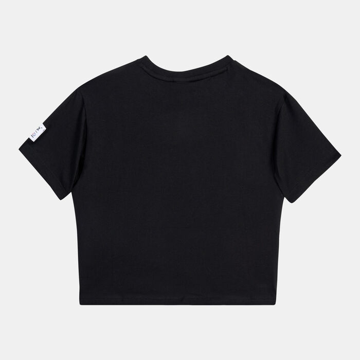 PUMA Kids' x SMILEYWORLD Knot T-Shirt Black PUMA Kids' x SMILEYWORLD Knot T-Shirt Black image number 1