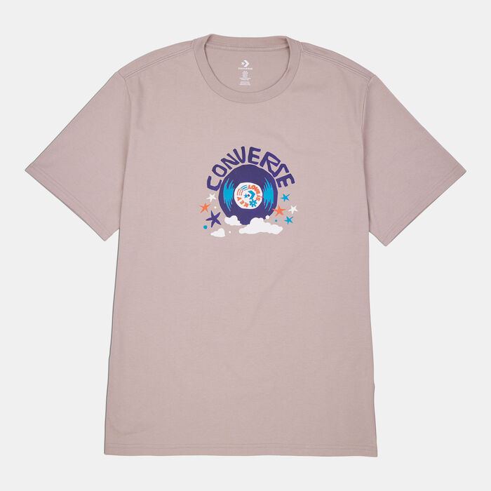 Converse Men's Love Is Key T-Shirt Grey Converse Men's Love Is Key T-Shirt Grey image number 0