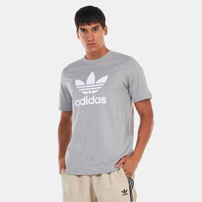 adidas Originals Men's Adicolor Classics Trefoil T-Shirt Grey adidas Originals Men's Adicolor Classics Trefoil T-Shirt Grey