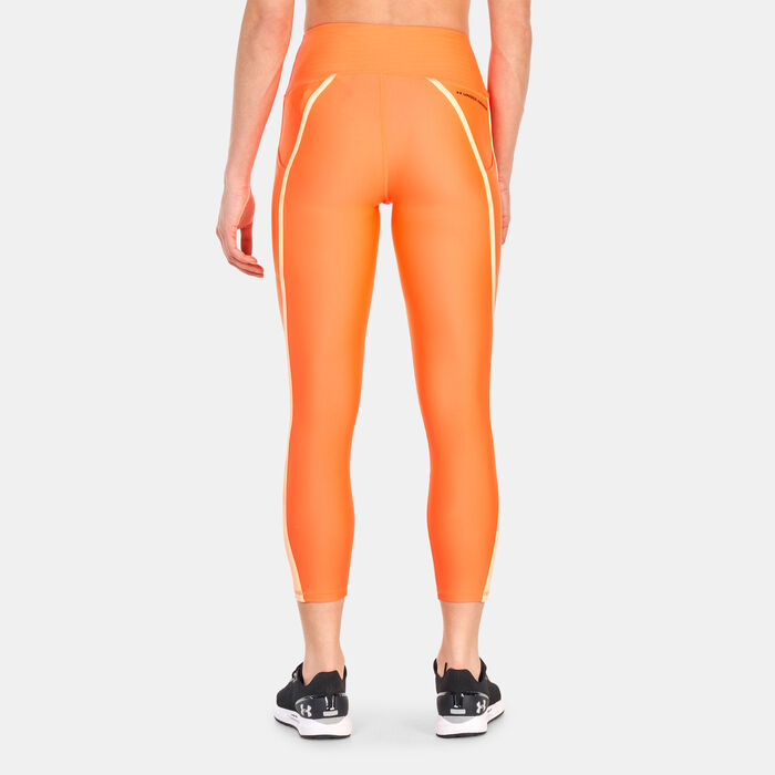 Under Armour Women's Project Rock HeatGear® Leggings Orange Under Armour Women's Project Rock HeatGear® Leggings Orange image number 1