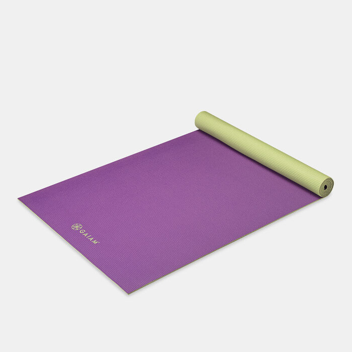 Gaiam 2-Color Yoga Mat (4mm) Multi Gaiam 2-Color Yoga Mat (4mm) Multi image number 2