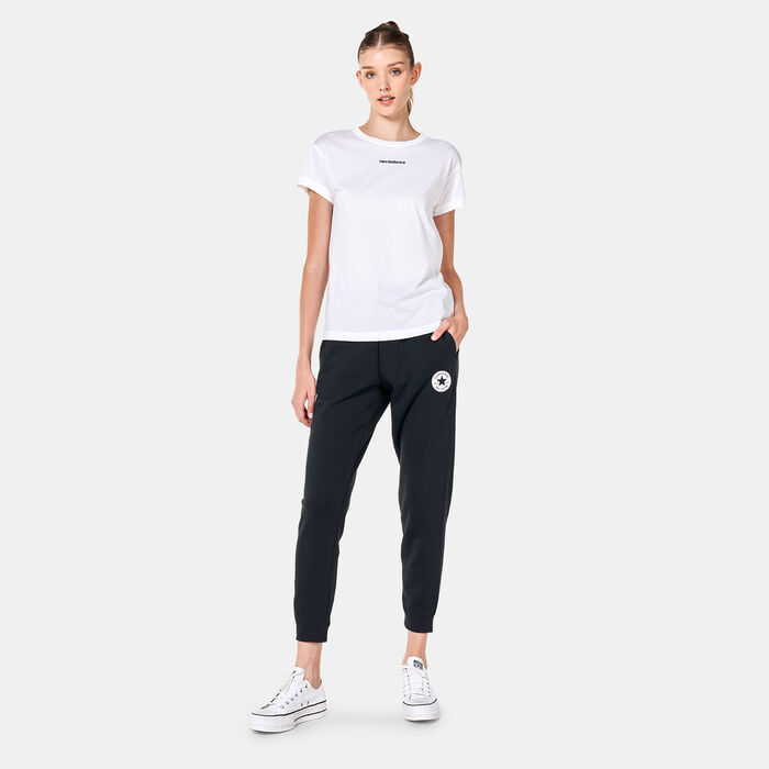 Converse Chuck Taylor All Star Logo Sweatpants Black Converse Chuck Taylor All Star Logo Sweatpants Black image number 3