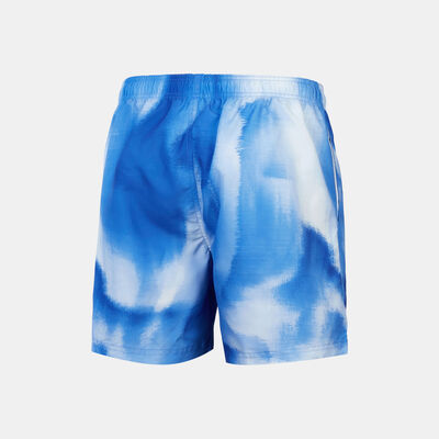 Speedo Men's Digital Printed Leisure Swimming Shorts Blue