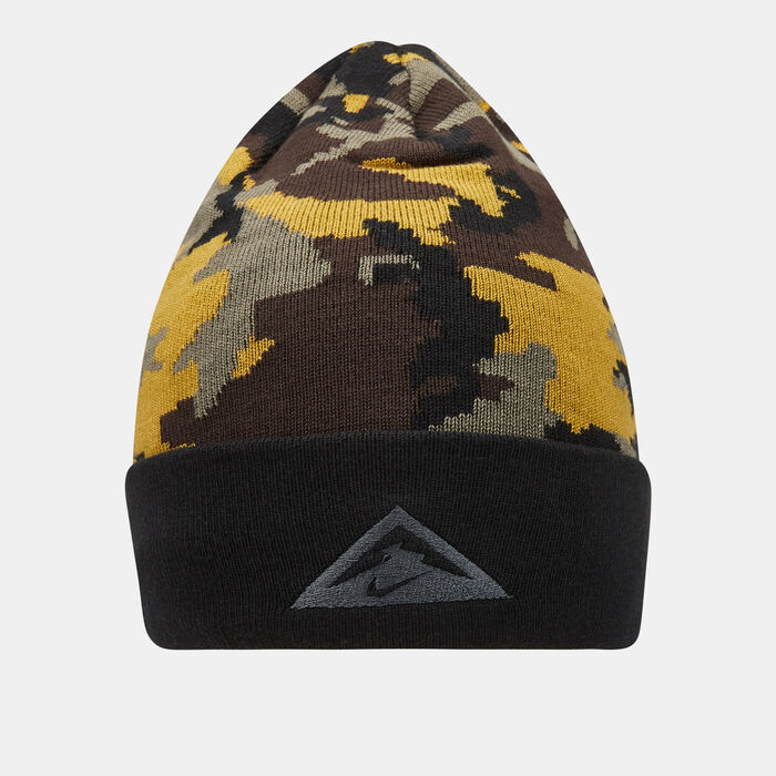 Nike Men’s Dri-FIT Trail Camo Beanie Green Nike Men’s Dri-FIT Trail Camo Beanie Green image number 0