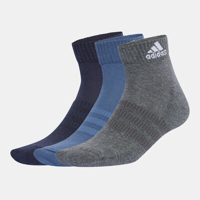 adidas Men's Cushioned Sportswear Ankle Socks (3 Pack) Multi