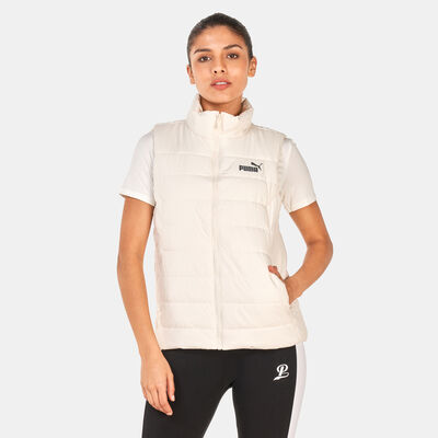PUMA Women's ESS Padded Vest Beige