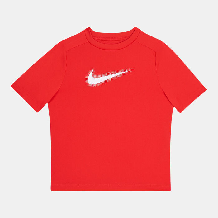 Nike Kids' Dri-FIT Multi Graphic Training Top Red Nike Kids' Dri-FIT Multi Graphic Training Top Red image number 0