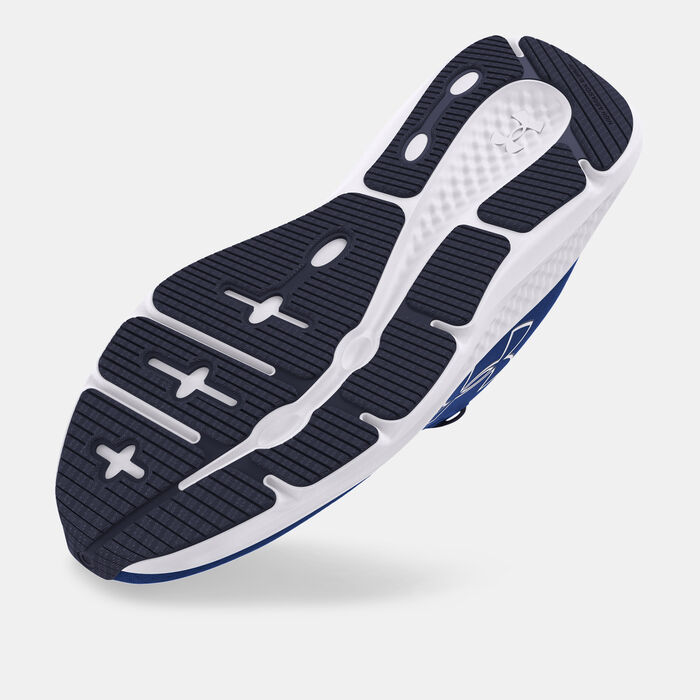 Under Armour Men's Charged Pursuit 3 Big Logo Running Shoes Blue Under Armour Men's Charged Pursuit 3 Big Logo Running Shoes Blue image number 3