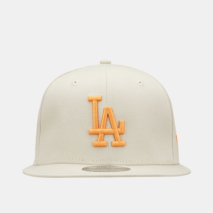 New Era Men's Los Angeles Dodgers Side Patch 9FIFTY Cap Beige image number 0