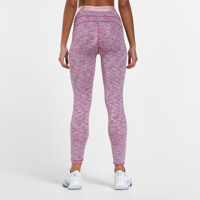 Nike Women's Pro Cropped Space-Dye Leggings Pink Nike Women's Pro Cropped Space-Dye Leggings Pink