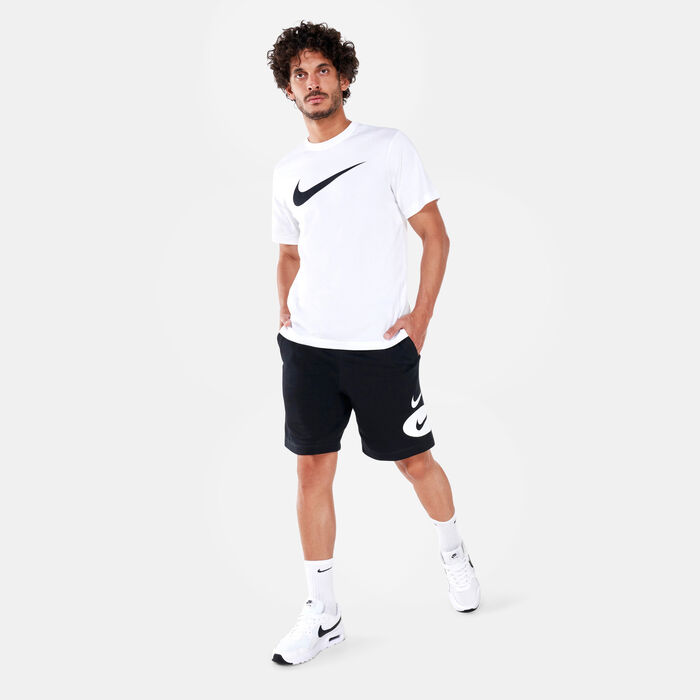 Nike Men's Sportswear Swoosh League French Terry Shorts Black Nike Men's Sportswear Swoosh League French Terry Shorts Black image number 2