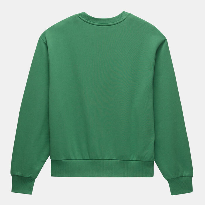 Vans Women's Floral Sweatshirt Green image number 1