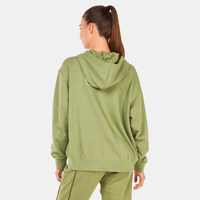 Nike Women's Dri-FIT Get Fit Graphic Hoodie Green Nike Women's Dri-FIT Get Fit Graphic Hoodie Green image number 1