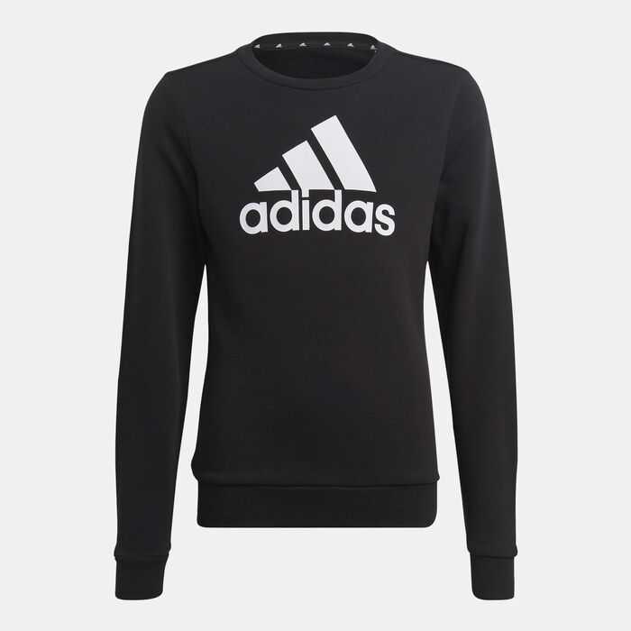 adidas Kids' Essentials Big Logo Sweatshirt Black adidas Kids' Essentials Big Logo Sweatshirt Black image number 0