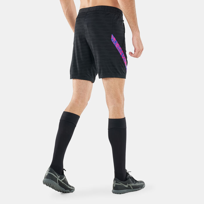 Nike Men's F.C. Barcelona Strike Dri-FIT Knit Football Shorts Black image number 1