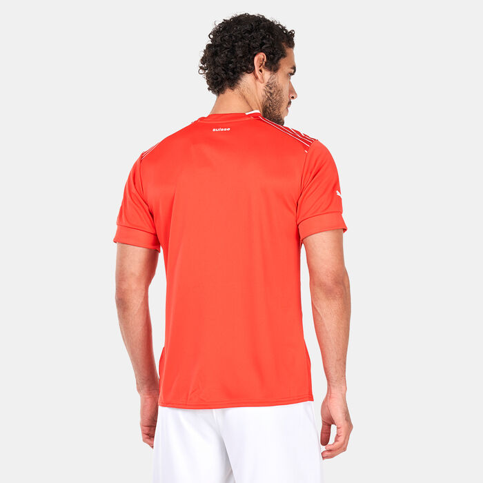 PUMA Men's Switzerland Home Official Jersey - 2022/23 Red PUMA Men's Switzerland Home Official Jersey - 2022/23 Red image number 1