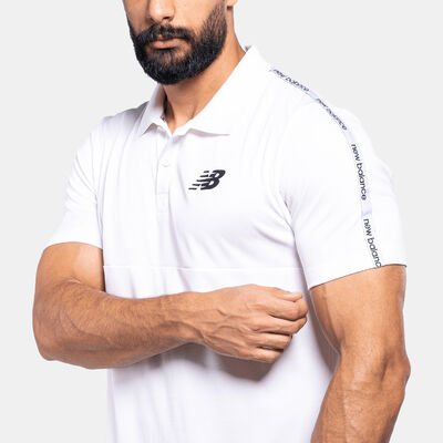 New Balance Men's RC Polo Shirt White