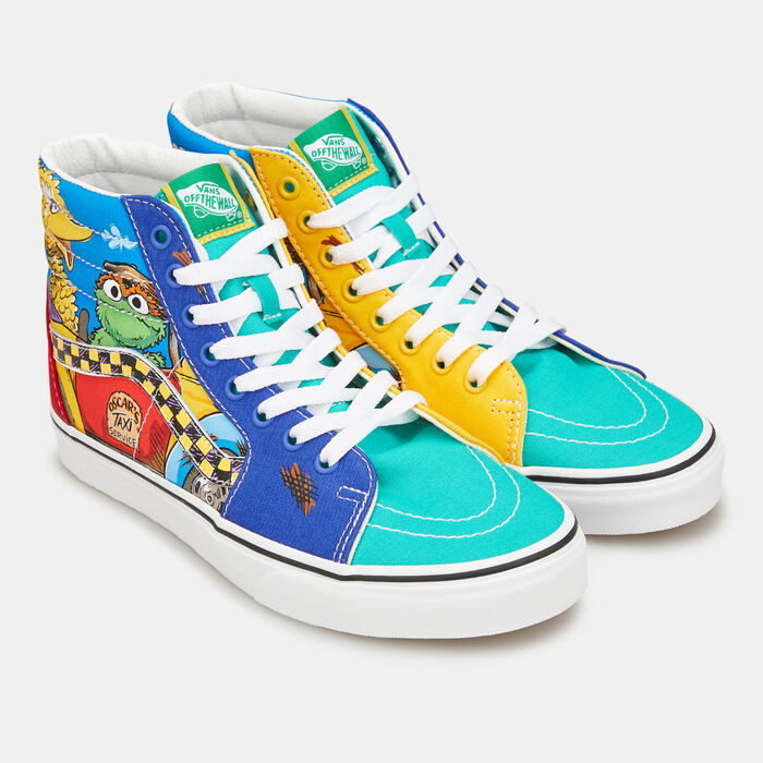 Vans x Sesame Street Sk8-Hi Unisex Shoe Blue Vans x Sesame Street Sk8-Hi Unisex Shoe Blue image number 1