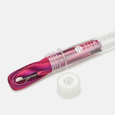 TUBELACES White Flat Sundowner Pack Purple