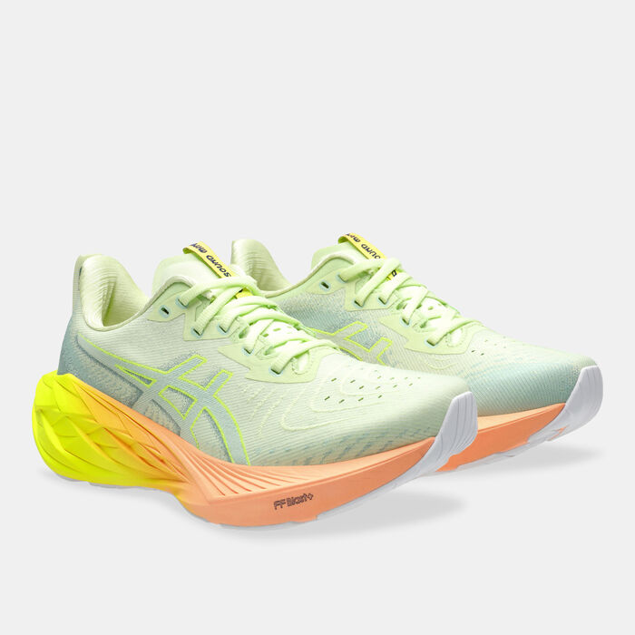 ASICS Women's NOVABLAST 4 Paris Running Shoes Green image number 1