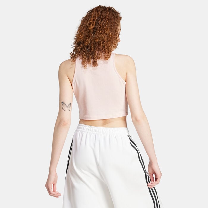 adidas Women's Future Icons 3-Stripes Tank Top Pink adidas Women's Future Icons 3-Stripes Tank Top Pink image number 1