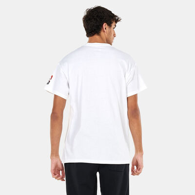 Jordan Men's Chicago Bulls Courtside Statement Edition Max90 NBA T-Shirt White