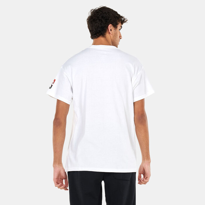 Jordan Men's Chicago Bulls Courtside Statement Edition Max90 NBA T-Shirt White Jordan Men's Chicago Bulls Courtside Statement Edition Max90 NBA T-Shirt White image number 1