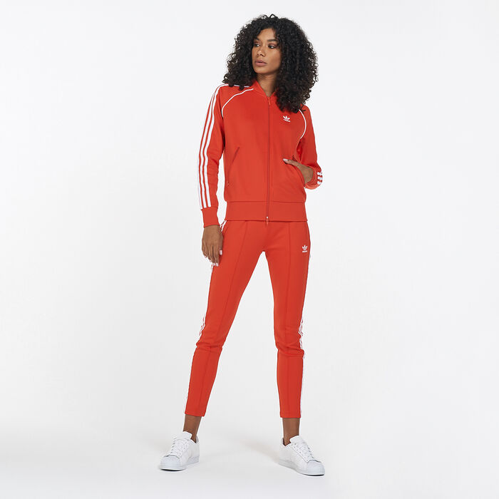 adidas Originals Women's Primeblue SST Trackpants Red image number 2