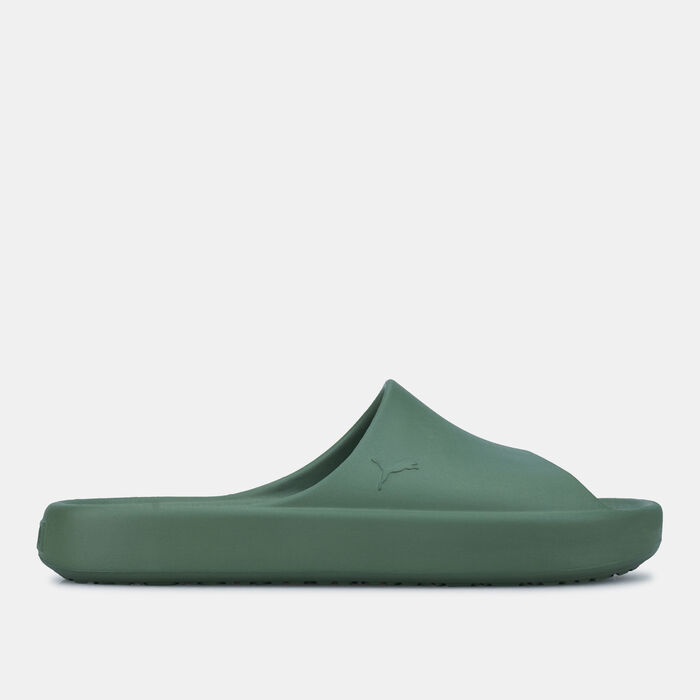 PUMA Men's Shibui Cat Slides Green PUMA Men's Shibui Cat Slides Green image number 1