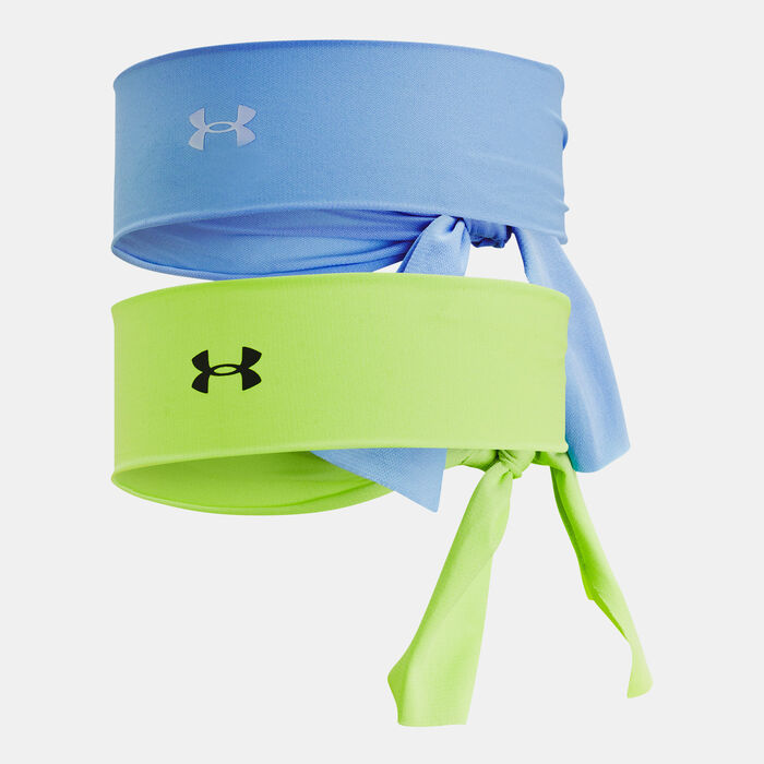 Under Armour Women's Logo Training Headband (2 Pieces) Blue Under Armour Women's Logo Training Headband (2 Pieces) Blue image number 0