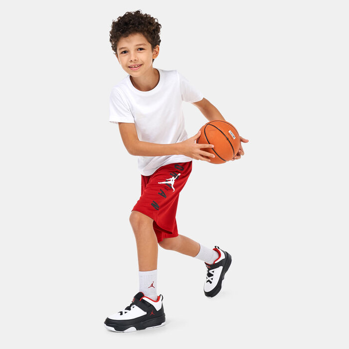 Jordan Kids' Vertical Mesh Shorts (Older Kids) Red Jordan Kids' Vertical Mesh Shorts (Older Kids) Red image number 2