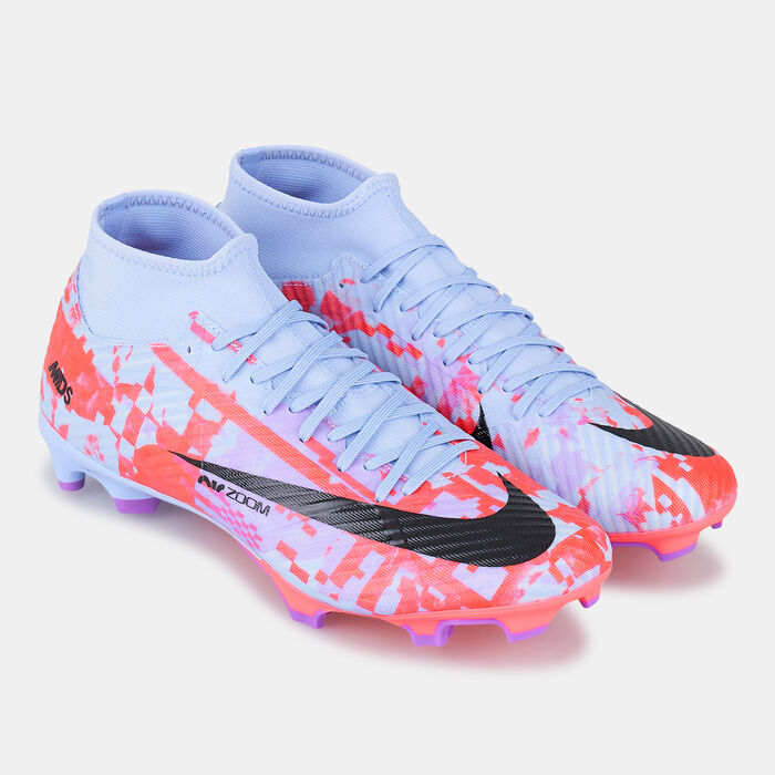Nike Men's Zoom Mercurial Superfly 9 Academy Multi-Ground Football Shoe Purple image number 2