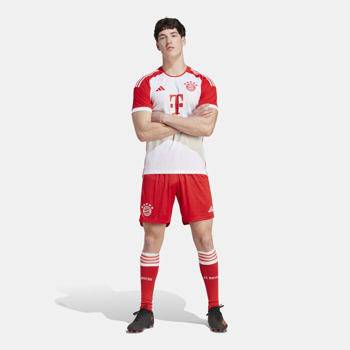adidas Men's FC Bayern Munich Home Shorts - 2023/24 Red adidas Men's FC Bayern Munich Home Shorts - 2023/24 Red image number 2