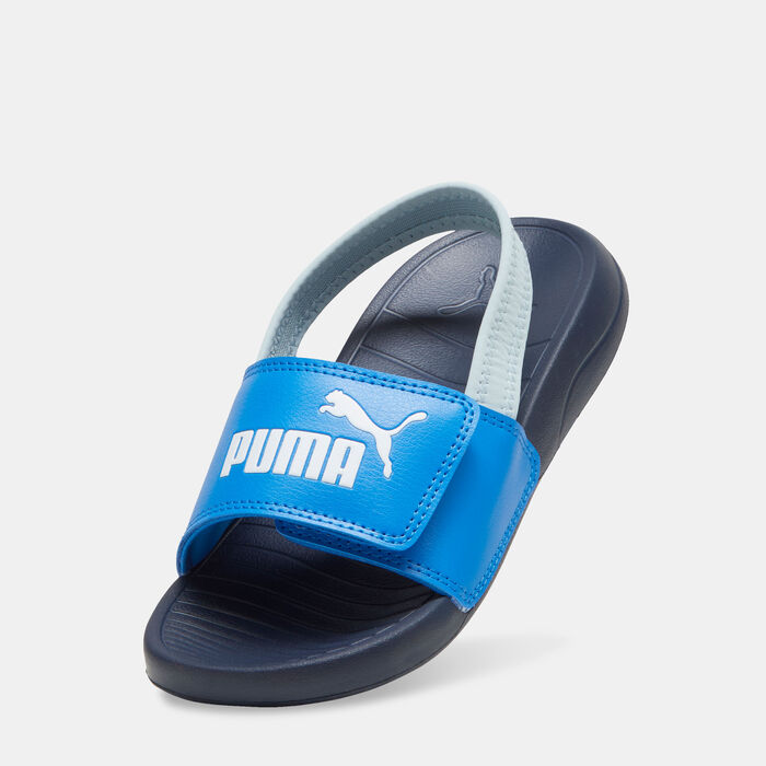 PUMA Kids' Popcat 20 Backstrap Sandals Blue PUMA Kids' Popcat 20 Backstrap Sandals Blue image number 3