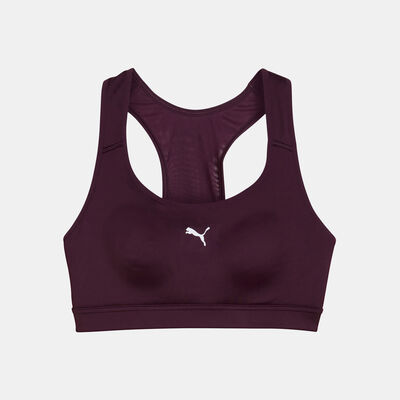 PUMA Women's 4KEEPS Medium-Support Running Sports Bra Red PUMA Women's 4KEEPS Medium-Support Running Sports Bra Red