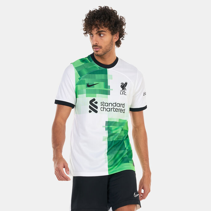 Nike Men's Liverpool F.C. Dri-FIT Stadium Away Football Jersey - 2023/24 White image number 0