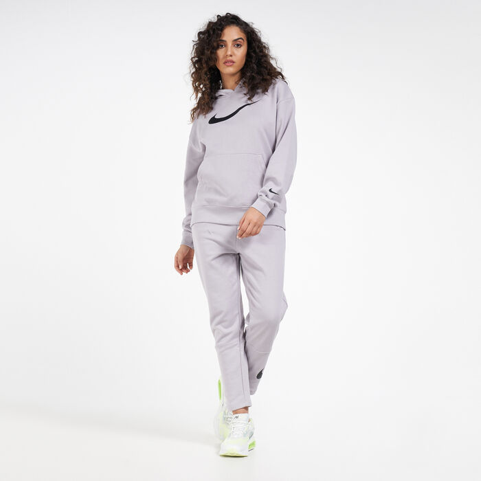 Nike Women's Sportswear Swoosh Hoodie Grey Nike Women's Sportswear Swoosh Hoodie Grey image number 2