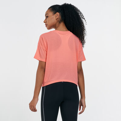 Reebok Women's Workout Ready Supremium T-Shirt Orange Reebok Women's Workout Ready Supremium T-Shirt Orange
