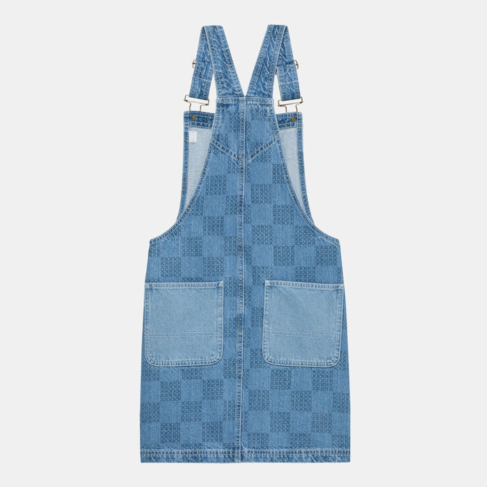 Vans Women's Denim Pinafore Overalls Blue image number 1