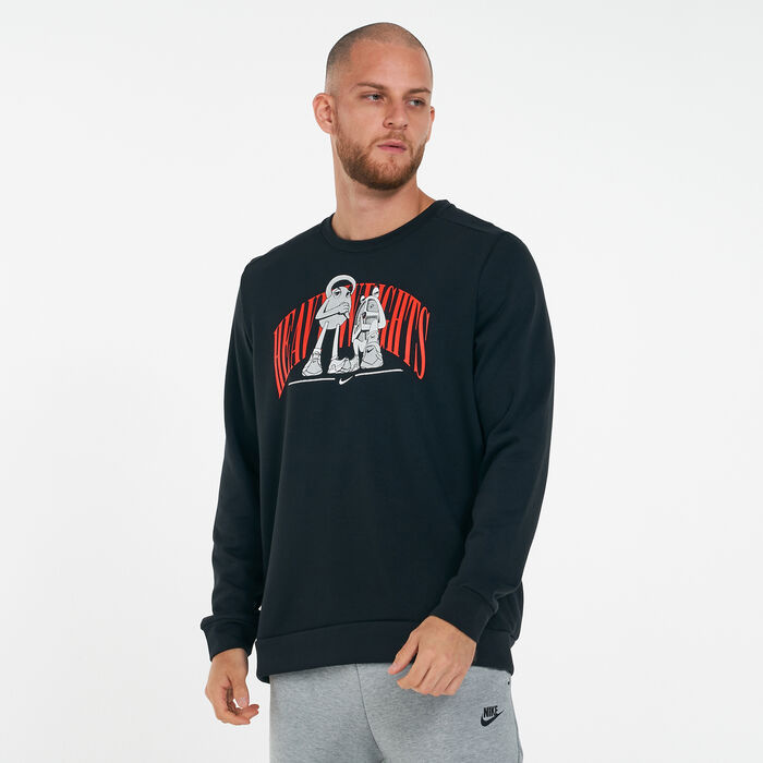 Nike Men's Dri-FIT Training Sweatshirt Black Nike Men's Dri-FIT Training Sweatshirt Black image number 0