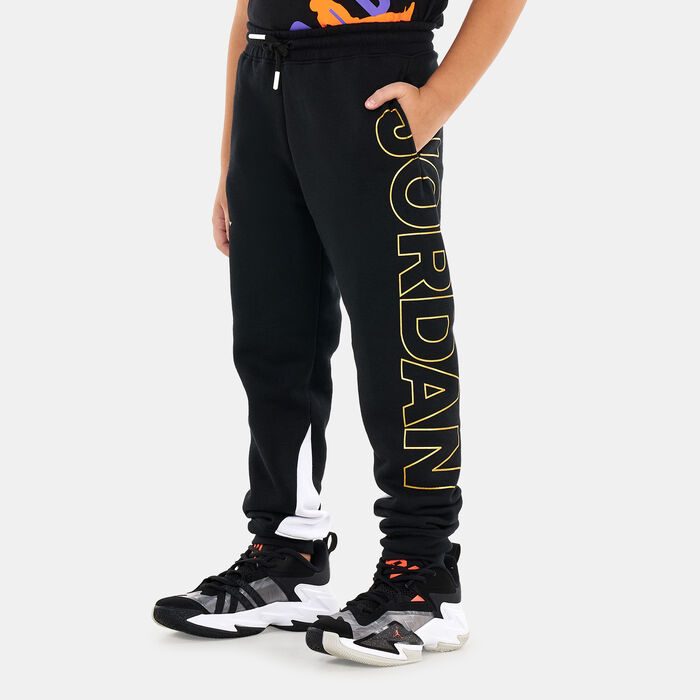 Jordan Kids' Holiday Shine Fleece Pants Black Jordan Kids' Holiday Shine Fleece Pants Black image number 0