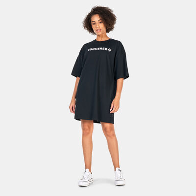 Converse Women's Icon Play T-Shirt Dress Black