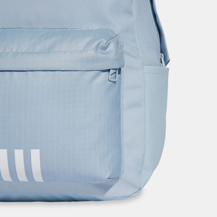 adidas Men's Classic Badge of Sport 3-Stripes Backpack Blue adidas Men's Classic Badge of Sport 3-Stripes Backpack Blue image number 4