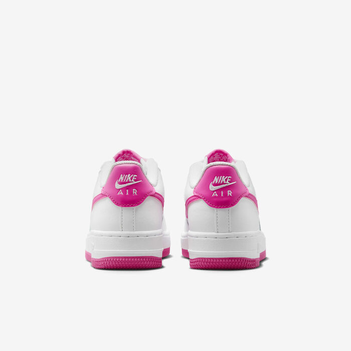 Nike Kids' Air Force 1 Shoes White image number 5